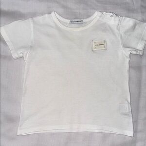 Dolce & Gabbana Kids Classic White Tee